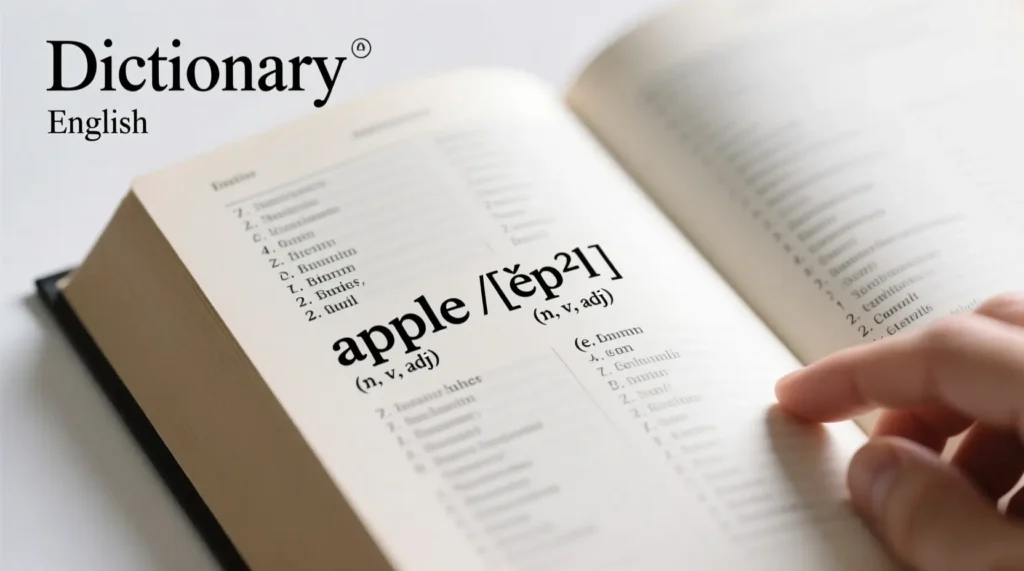 English dictionary words