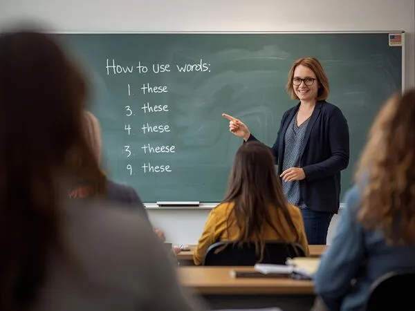 How to Use These Words in Sentences