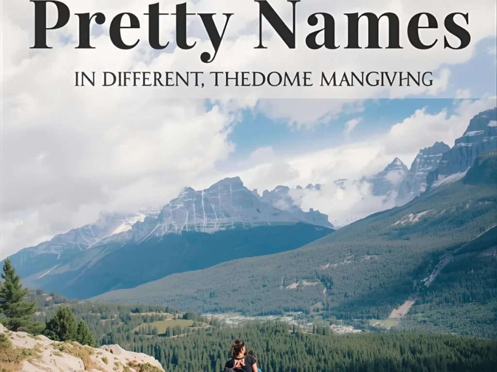 Pretty Names in Different Languages (With Meanings)