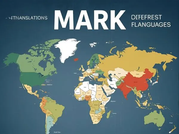 Translations of “Mark” in 50 Different Languages