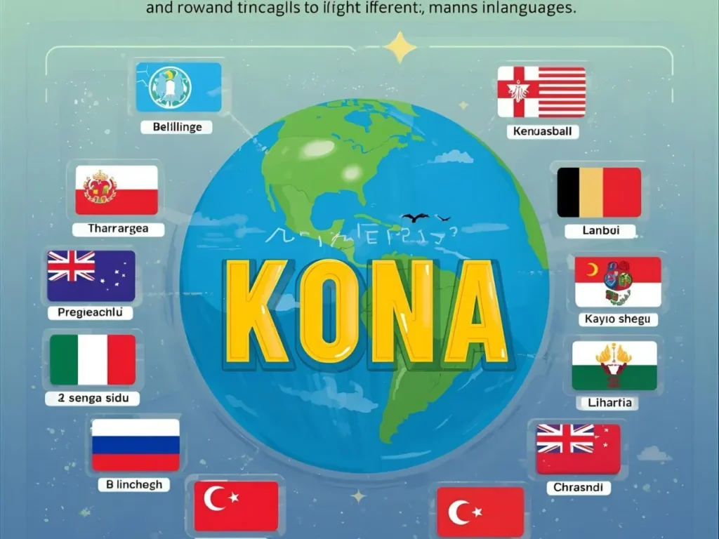 What does kona mean in different languages.