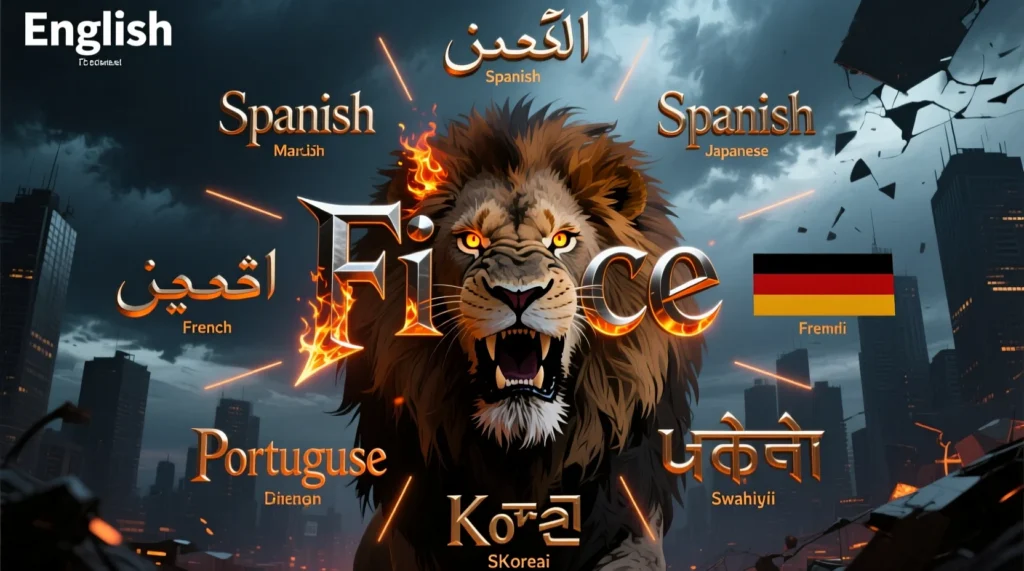 Fierce in Different Languages