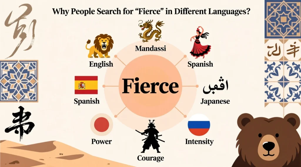 People Search for āFierce in Different Languagesā