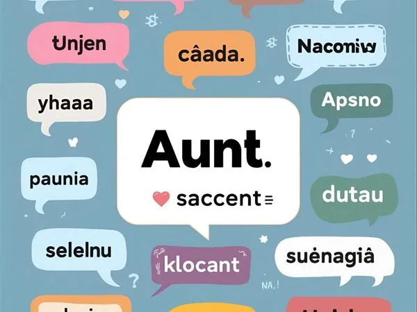 🗣 Aunt in 30+ Different Languages