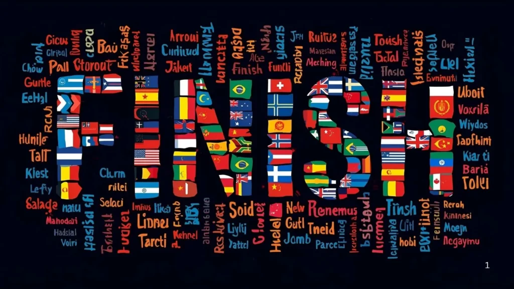 Finish in 25 Different Languages