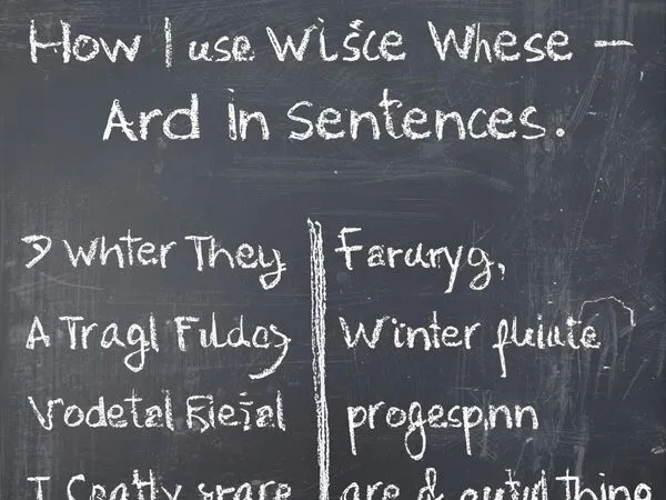 How to Use These Words in Sentences