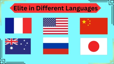 Elite in Different Languages