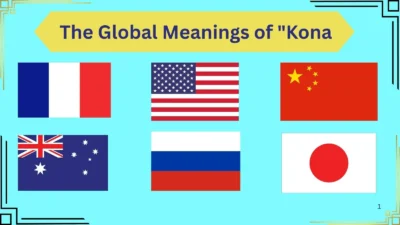 The Global Meanings of "Kona