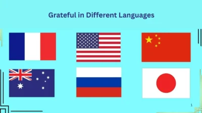 Grateful in Different Languages