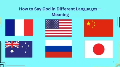 How to Say God in Different Languages — Meaning