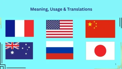 Meaning, Usage & Translations