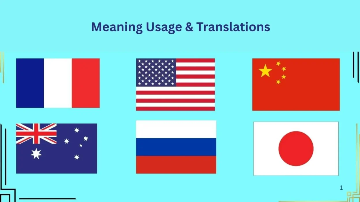 | Meaning Usage & Translations