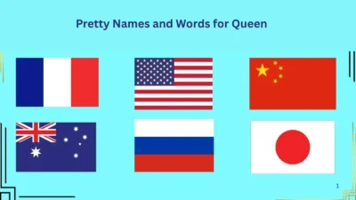 Pretty Names and Words for Queen