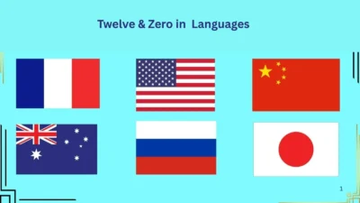 Twelve & Zero in Languages