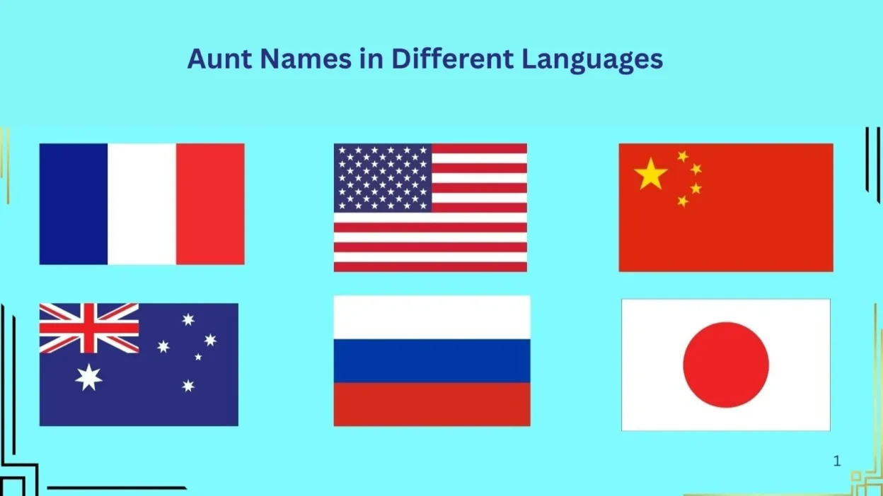 Aunt Names in Different Languages