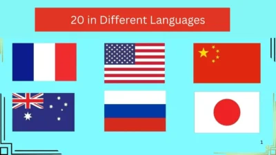 20 in Different Languages