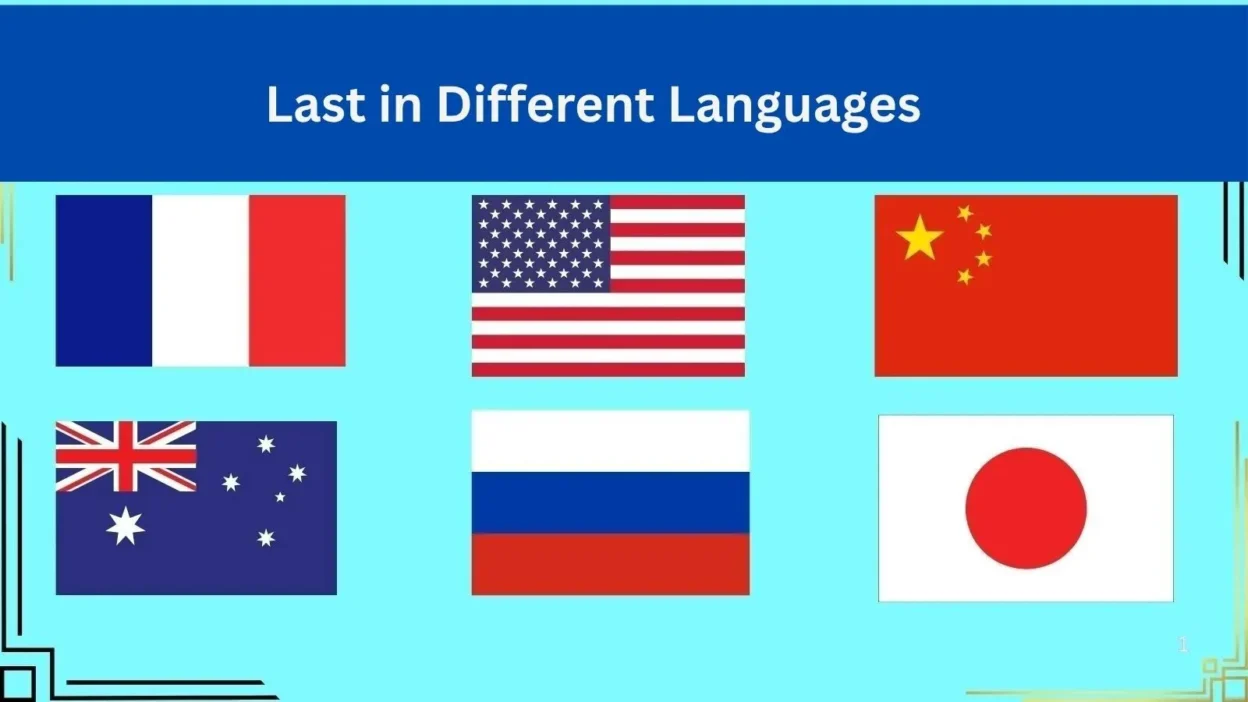 Last in Different Languages