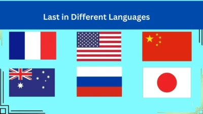 Last in Different Languages