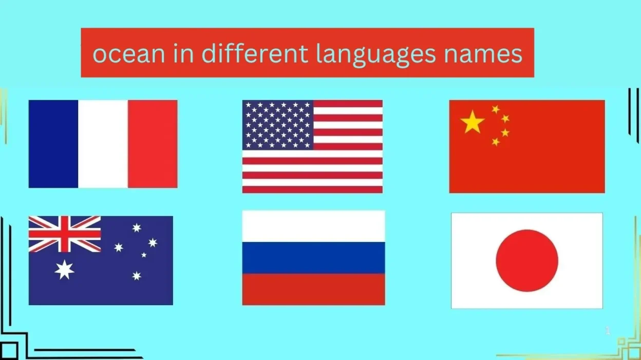 ocean in different languages names