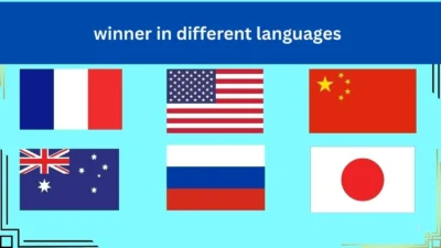 Winner in different languages