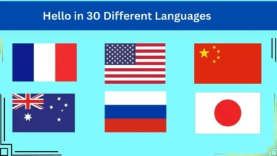 Hello in 30 Different Languages