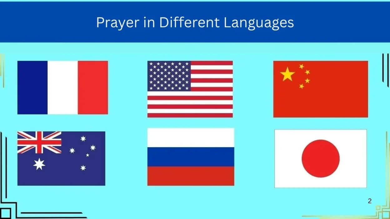 Prayer in Different Languages