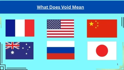 What Does Void Mean