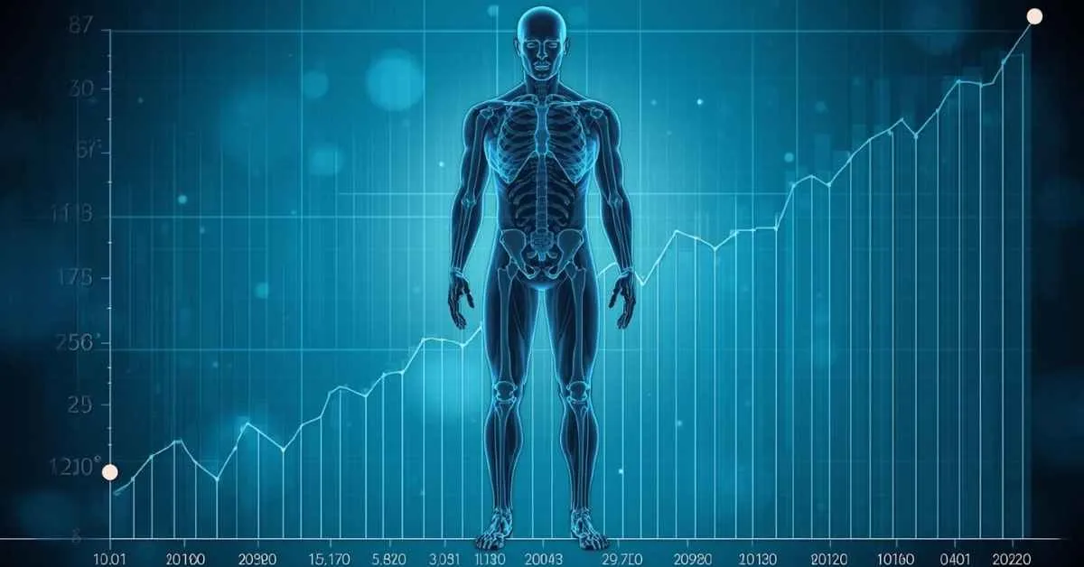 average weight for 6'1 male