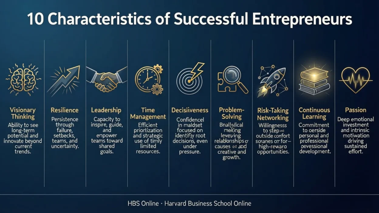 10 Characteristics of Successful Entrepreneurs HBS Online